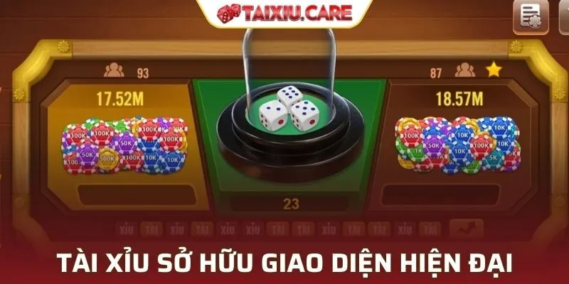 Tài Xỉu sở hữu giao diện hiện đại, dễ dùng