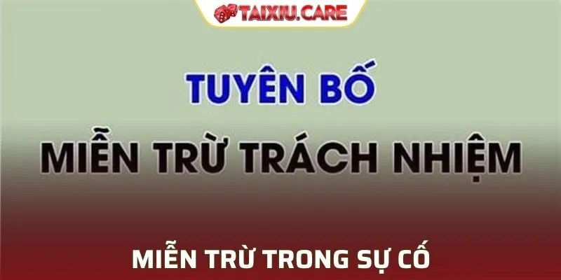 Vấn đề liên quan đến sự cố